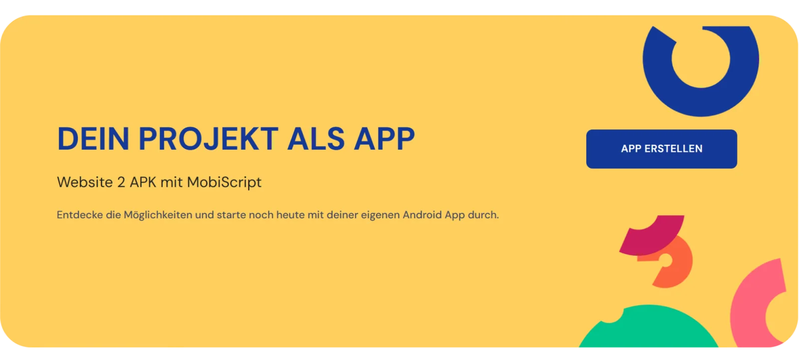 MobiScript | Projekt als App